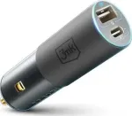 Hyper autolaadija 100 W, 1xUSB-A, 1xUSB-C, 5 A