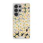 Pure Bliss - Daisy Samsung Galaxy S25 Ultra Case, Elite Mirror Light (Magnetic) / Silver