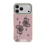 Gemini - iPhone 17 Pro Max Case, Elite Light (MagSafe) / Silver / Pink