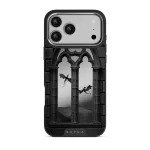 Skyborn - iPhone 17 Pro Max Case, Elite Mirror Dark (MagSafe) / Silver