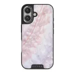 Mermaid Crown - Sea Shell iPhone 16 Case, Elite Dark (MagSafe) / Silver