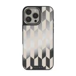 Etiquette - iPhone 16 Pro Max Case, Elite Mirror Dark (MagSafe) / Silver