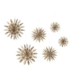 Bloomingville Dekoratiivkaunistus T&auml;ht, beež, 6 tk., 82068558