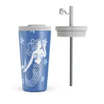 Salty Kiss - Travel Mug, 500 ml / Flap & Straw Set