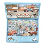 Little Dutch Magnetic Play Board &acute;Jim & Vehicles&acute; FSC