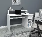 &Otilde;ppelaud, Hanah Home, valge, 99,3 x 55 x 120, cm