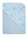 Bathing cover - 651 - TERRY - MINKY - size 100x100 - BLUE