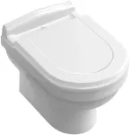 Villeroy & Boch Hommage &ndash; riputatav WC-pott, 370 mm x 600 mm, valge &ndash; riputatav WC-pott, CeramicPlus 6661B0R1