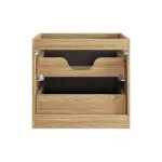 Kapp kraanikausi all, 60 cm, 2 sahtlit, LUXOR BLACK 82-60-2S