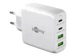 &bdquo;Goobay&ldquo; 64818 68 W USB-C PD GaN mitme pordiga kiirlaadija, valge