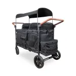 Kuue kohaline k&auml;ru-vagun WonderFold W6 Luxe Pro, Volcano Black