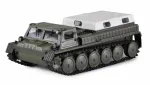 RC Tank Tracked Vehicle 1:16 Olive/White