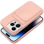 "Card Silicone Case iPhone 14 Pro" Pink