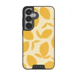 Lemon Tart - Samsung Galaxy S25 Case, Elite Dark (Magnetic) / Silver