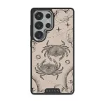 Cancer - Samsung Galaxy S25 Ultra Case, Elite Dark (Magnetic) / Silver / Nude