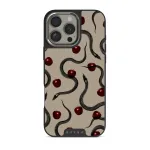 Sinful - iPhone 16 Pro Case, Elite Dark (MagSafe) / Silver