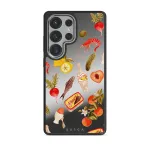 Al Fresco - Samsung Galaxy S25 Ultra Case, Elite Mirror Dark (Magnetic) / Silver