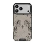 Aries - iPhone 17 Pro Max Case, Elite Dark (MagSafe) / Silver / Nude