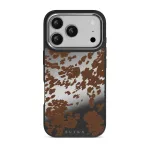 Rodeo - iPhone 17 Pro Case, Elite Mirror Dark (MagSafe) / Silver