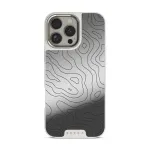 Wild Terrain - Minimalist iPhone 16 Pro Max Case, Elite Mirror Light (MagSafe) / Silver