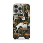 Morning Commute - Designer iPhone 16 Pro Max Case, Elite Mirror Light (MagSafe) / Silver