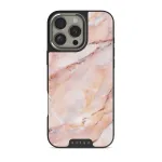 Morning Sunshine - Pastel Marble iPhone 16 Pro Max Case, Elite Dark (MagSafe) / Silver