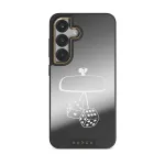 City Lights - Samsung Galaxy S25 Plus Case, Elite Mirror Dark (Magnetic) / Gold