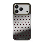 Red Velvet - iPhone 17 Pro Case, Elite Mirror Dark (MagSafe) / Gold