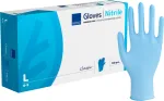 ABENA NITRILO kindad, puudrita, sinised, suurus L, 100 tk/pakk.