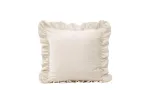 Hailey padjakate Poly Velvet - valge 50x50