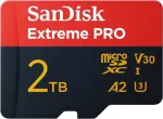 "Card 2TB SanDisk Extreme PRO microSDXC UHS-I V30 A2 Class U3"