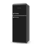 ETA Refrigerator | ETA253890020EN Storio Retro | Energy efficiency class E | Free standing | Combi | Height 148.2 cm | Fridge net capacity 170 L | Freezer net capacity 45 L | 38 dB | Black