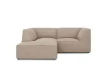Modular Left Corner Sofa, "Siena", 3 Seats, 186x180x69 Made in Europe