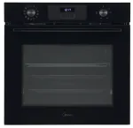 Midea MBO7NM30D0-BK Oven, Built-in, Electric, Width 60 cm, Touch Display, Black