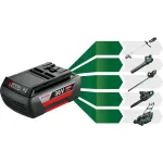 Boschi stardikomplekt 36 V (GBA 36 V 6,0 Ah + AL 36 V-20), laadija (must, 36 V)