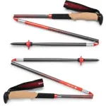 Trekking Poles Pursuit Carbon Z (anthracite/orange, 1 pair, 120 cm)