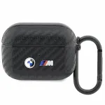 Carbon Double Metal Logo AirPods Pro cover black