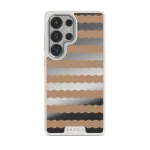 Golden Sand - Samsung Galaxy S25 Ultra Case, Elite Mirror Light (Magnetic) / Silver