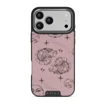 Capricorn - iPhone 17 Pro Max Case, Elite Dark (MagSafe) / Silver / Pink