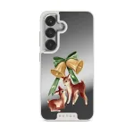 Baby Rudolph - Samsung Galaxy S25 Case, Elite Mirror Light (Magnetic) / Silver