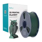 3D-printimise filament &ndash; Sunlu PLA+ Silk kahev&auml;rviline 1,75 mm filament, must/roheline