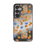 Helios - Samsung Galaxy S25 Case, Elite Mirror Dark (Magnetic) / Silver