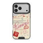 Library Card - iPhone 17 Pro Max Case, Elite Dark (MagSafe) / Silver