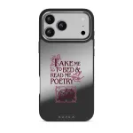 Read Me - iPhone 17 Pro Max Case, Elite Mirror Dark (MagSafe) / Silver
