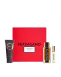 Set Salvatore Ferragamo: Ferragamo Spicy Leather, Eau De Parfum, For Men, 15 ml + Ferragamo Spicy Leather, Eau De Parfum, For Men, 100 ml + Ferragamo  Spicy Leather, Shower Gel, For All Skin Types, 100 ml
