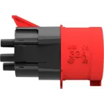 NRGkick connector attachment 32A - 5-pin, max. 22kW, adapter black/red