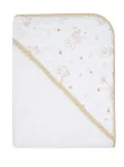 Bathing cover - 651 - TERRY - MINKY - size 100x100 - WHITE