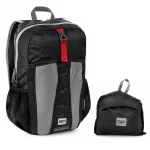 Seljakott Spokey Hidden Peak 928527, must/punane, 18 l