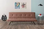 Kolmekordne diivanvoodi Hanah Home Zola, pruun, 90 x 145 x 35