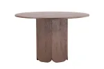 Tekla Round Dining Table &oslash;120x75 cm - MDF with Mocca 3D Paper